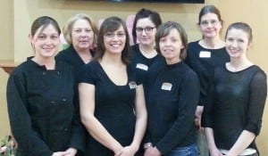 Pictured from left to right: Tanya Jacobs FSD, Autumn Chida, Kathy Trimbo, Kristin Hamilton Back Row: Brenda Benson, Abby Meade, Patty Borchardt 
